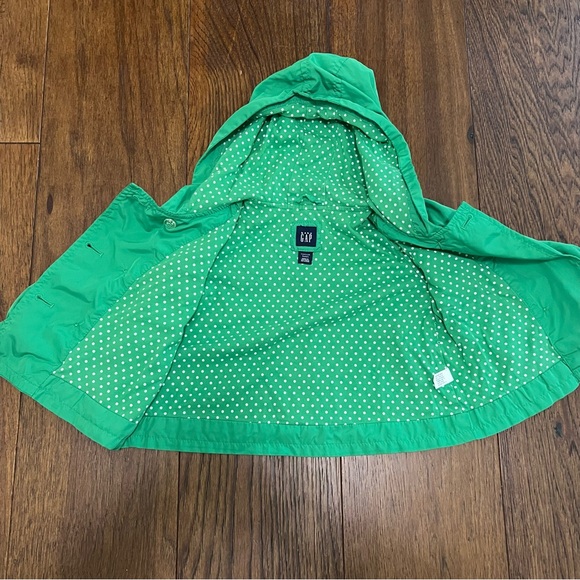 Baby Gap Green Polka Dot Coat - Picture 4 of 8
